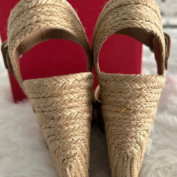 Authentic Valentino Garavani espadrilles wedges shoes sz 35